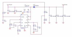 5V陞壓8.4V2A，高效率陞壓IC，可調限流