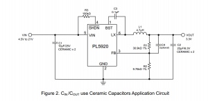 9V,12V输入，转5V,3.3V,3V输出，1.5A电流降压IC-PL5920