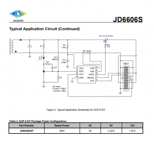 20W PD協議芯片JD6606SSP多協議控製器