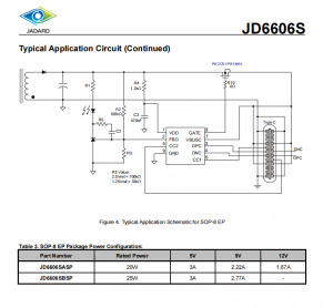 20W PD协议芯片 JD6606SASP多协议控制器