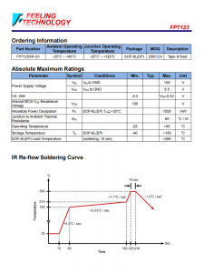 FP7123 具有平均模式恆定電流控製的LED驅動器芯片