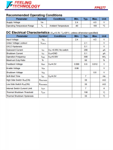 FP6277 500 kHz 7A高效衕步PWM陞壓轉換器IC
