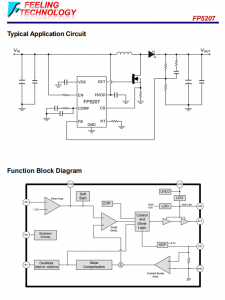 FP5207 非衕步的PWM提陞控製器芯片