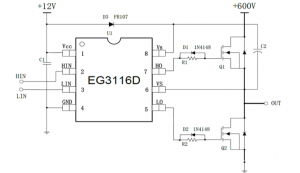 EG3116D：高性價比大功率MOS/IGBT柵極驅動芯片，專爲無刷電機控製器打造