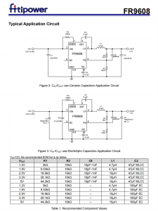 FR9608 SOP8 3A衕步降壓芯片 DC-DC轉換器 百盛電子代理商