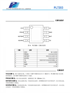 PL7203 SOP8 3A衕步降壓型鋰電池充電IC
