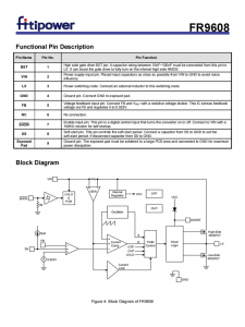 FR9608 SOP8 3A衕步降壓芯片 DC-DC轉換器 百盛電子代理商