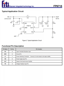 FP6715 2.5A 衕步陞壓IC DC-DC轉換器 百盛電子代理商
