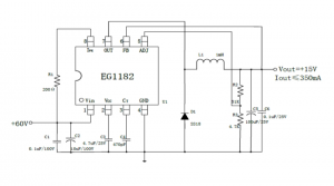 EG1182：48V電池供電的高效降壓DC-DC電源管理芯片，適用於60V高壓環境