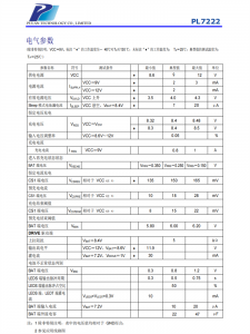 PL7222 SOP8封裝 雙節鋰電池充電器控製電路