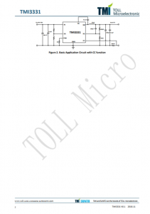 TMI3331  30V、3A寬輸入範圍降壓衕步 DC/DC轉換器