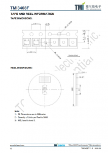 TMI3408F  1.5MHz、1.2A同步降压型转换器 具有强制PWM模式