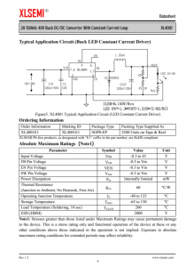 XL4001E1  2A 150kHz 40V 降压DC/DC转换器，带恒流环路