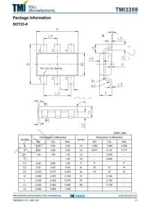 TMI3359  1.5MHz、30V、1.2A FPWM同步降压型转换器