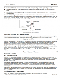 HP1011  数字双相交错式PFC 带I2C和UART接口的控制器