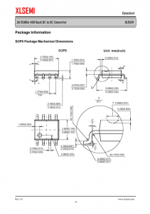 XL1509-ADJE1  2A 150KHz 40V 降壓 DC-DC 轉換器