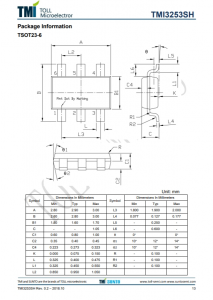 TMI3253SH  1MHz 18V 3.0A同步COT降压型转换器