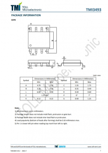 TMI3493  36V 宽输入范围 3A 降压同步 DC/DC转换器