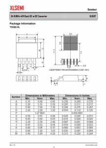 XL1507-ADJE1  3A 150KHz 40V 降壓 DC-DC 轉換器
