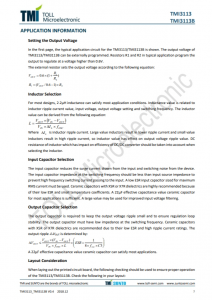 TMI3113  1.0MHz, 3A Synchronous Step-Down Converter