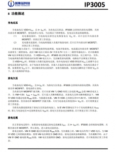 IP3005 超高精度内置 MOSFET 单节锂电池保护 IC