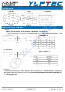 B0505LS-1WR2    输入电压4.5V~5.5V 输出电压5V输出功率