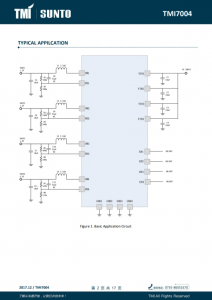 TMI7004  4 通道 5.5V 2A DC/DC 阶梯-D