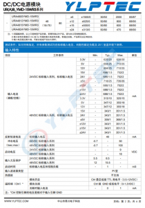 URB2405YMD-15WR3 輸入電壓9V~36V 輸齣電壓5V輸齣功率15W3000mA