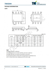 TMI3344  30V、3A同步降压型DC/DC转换器 具有可调的软启动时间