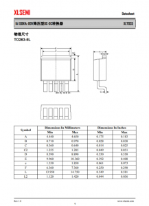 XL7035E1  1A 150KHz 80V降壓型DC-DC轉換器  