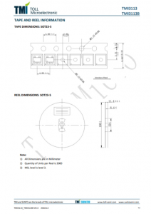 TMI3113B  1.0MHz、峰值3A同步降压转换器