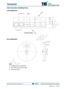 TMI6030C-18  300mA、低IQ、高PSRR LDO穩壓器，SOT23封裝