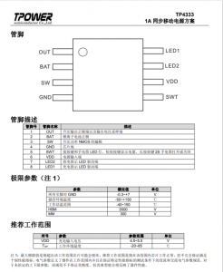 TP4333衕步陞壓放電效率高達93%支持涓流模式原裝